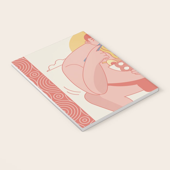 Sumo eating Ramen Notebook Gallery Image 3