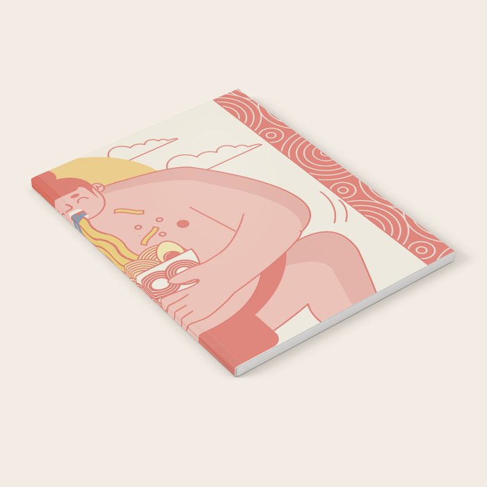 Sumo eating Ramen Notebook Gallery Image 2