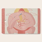 Sumo eating Ramen Cutting Board Gallery Image 1