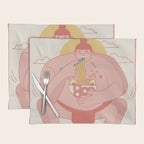 Sumo eating Ramen Placemat Gallery Image 1