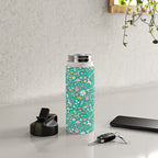 Dinosaurs + Unicorns on Teal Water Bottle Gallery Image 5