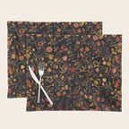 Exotic Midnight Floral Garden Placemat Gallery Image 1