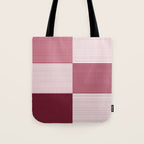 Color Block Line Pattern XVII Tote Bag Gallery Image 1