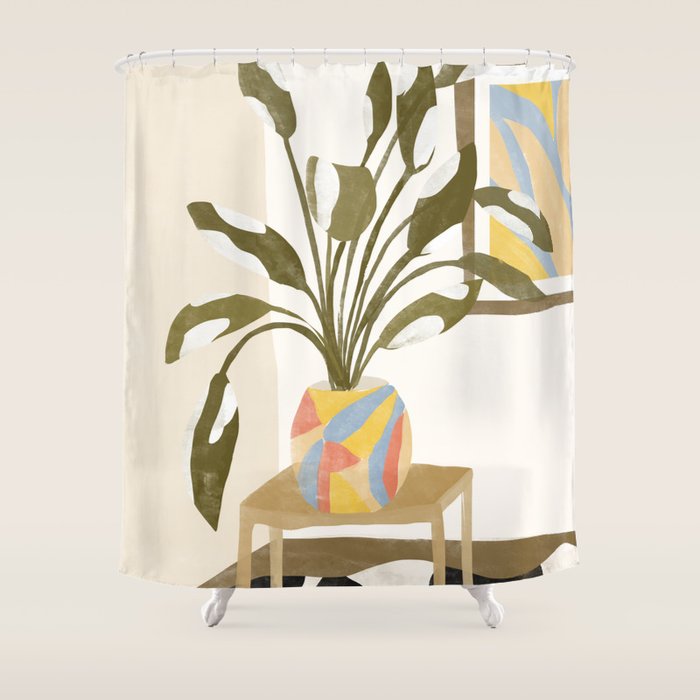 The Plant Room Shower Curtain Gallery Image 1
