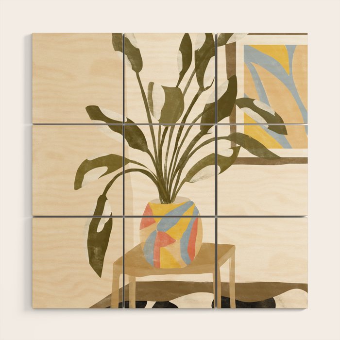 The Plant Room Wood Wall Art Gallery Image 1