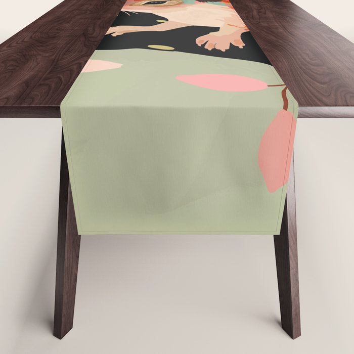 Squirrel In The Tree  Table Runner Gallery Image 1