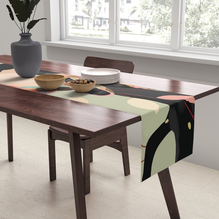 Squirrel In The Tree  Table Runner Gallery Image 2