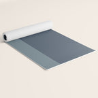 Minimalist Solid Color Block in Neutral Blue-Gray Yoga Mat Gallery Image 2