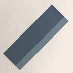 Minimalist Solid Color Block in Neutral Blue-Gray Yoga Mat Gallery Image 1