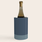 Minimalist Solid Color Block in Neutral Blue-Gray Wine Chiller Gallery Image 3