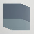Minimalist Solid Color Block in Neutral Blue-Gray Wrapping Paper Gallery Image 3