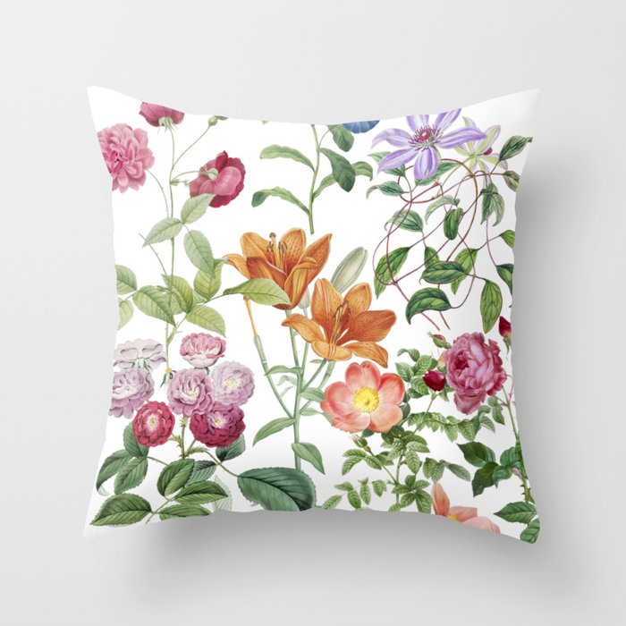 Botanical Plethora Throw Pillow Gallery Image 1