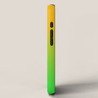 Ombre Color Orange Green Shade  iPhone Case Gallery Image 2