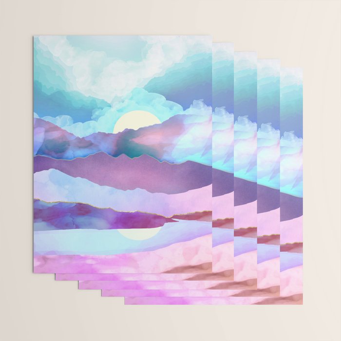 Opal Mountains Wrapping Paper Gallery Image 3