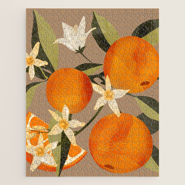 Oranges Botanical Art 2 Jigsaw Puzzle Gallery Image 1
