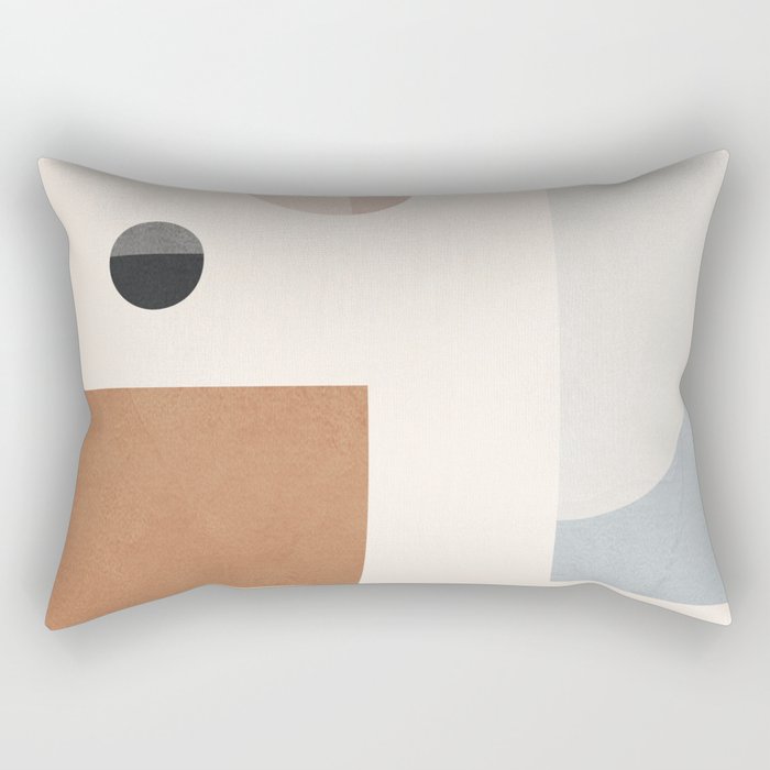 Abstract Minimal Shapes 12 Rectangular Pillow Gallery Image 2