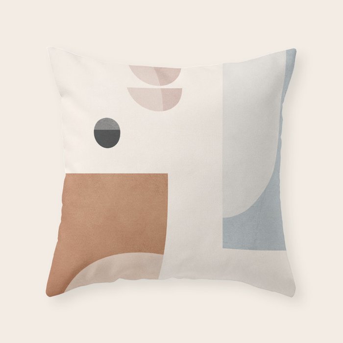Abstract Minimal Shapes 12 Throw Pillow Gallery Image 6
