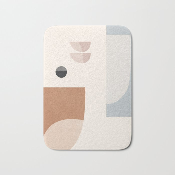 Abstract Minimal Shapes 12 Bath Mat Gallery Image 1