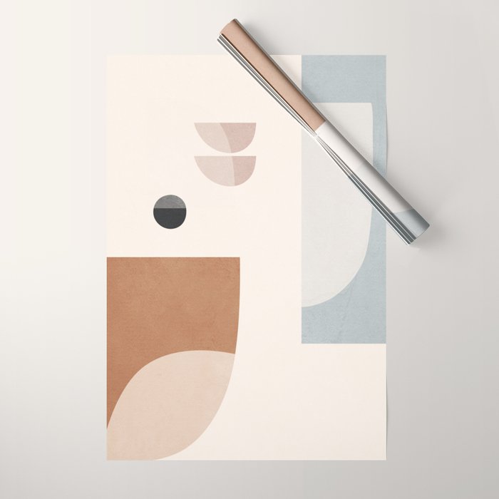 Abstract Minimal Shapes 12 Wrapping Paper Gallery Image 1