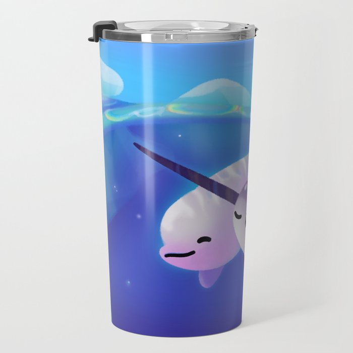 Beluga and Narwhal Travel Mug Gallery Image 3