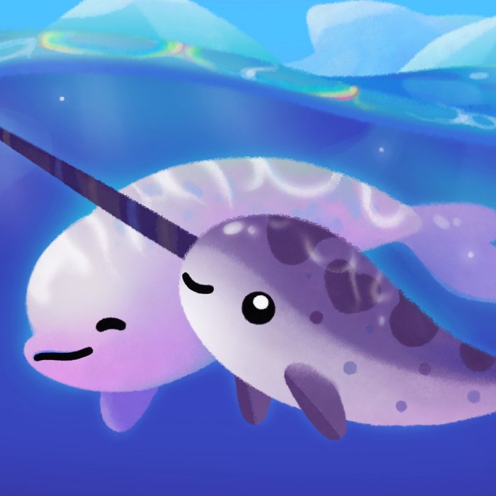 Beluga and Narwhal Coffee Mug Gallery Image 2