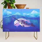 Beluga and Narwhal Credenza Gallery Image 1