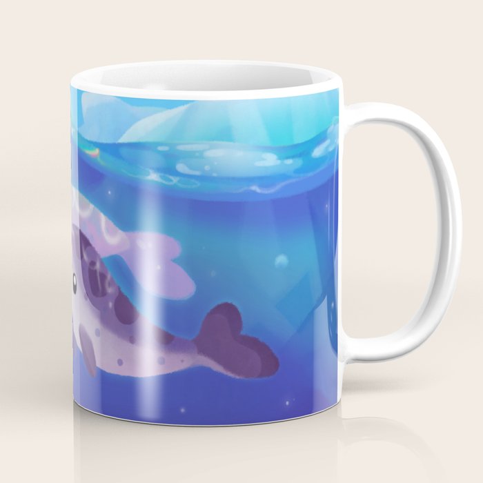 Beluga and Narwhal Coffee Mug Gallery Image 1