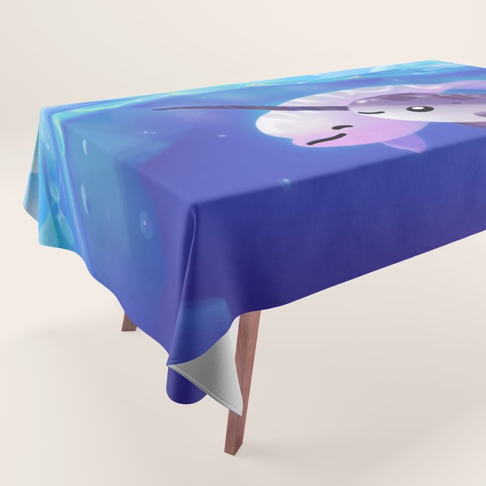 Beluga and Narwhal Tablecloth Gallery Image 1
