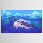 Beluga and Narwhal Tablecloth Gallery Image 2