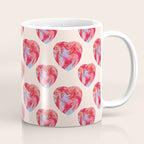 Heart and love retro psychedelic, valentine's day Coffee Mug Gallery Image 1