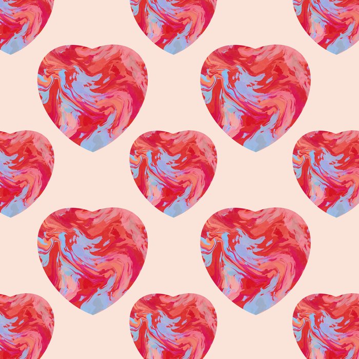 Heart and love retro psychedelic, valentine's day Coffee Mug Gallery Image 2