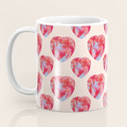 Heart and love retro psychedelic, valentine's day Coffee Mug Gallery Image 3
