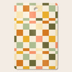 Vintage Checkerboard Pattern Cutting Board Gallery Image 1