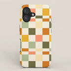 Vintage Checkerboard Pattern iPhone Case Gallery Image 1