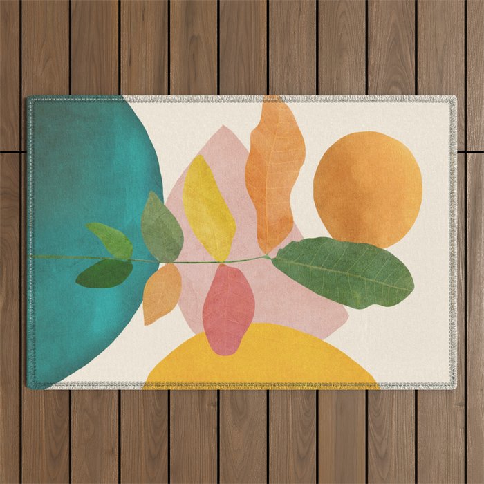 Colorful Branching Out 21 Outdoor Rug Gallery Image 1