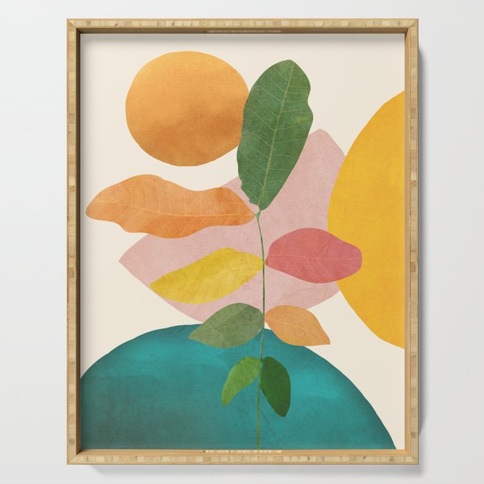 Colorful Branching Out 21 Serving Tray Gallery Image 1