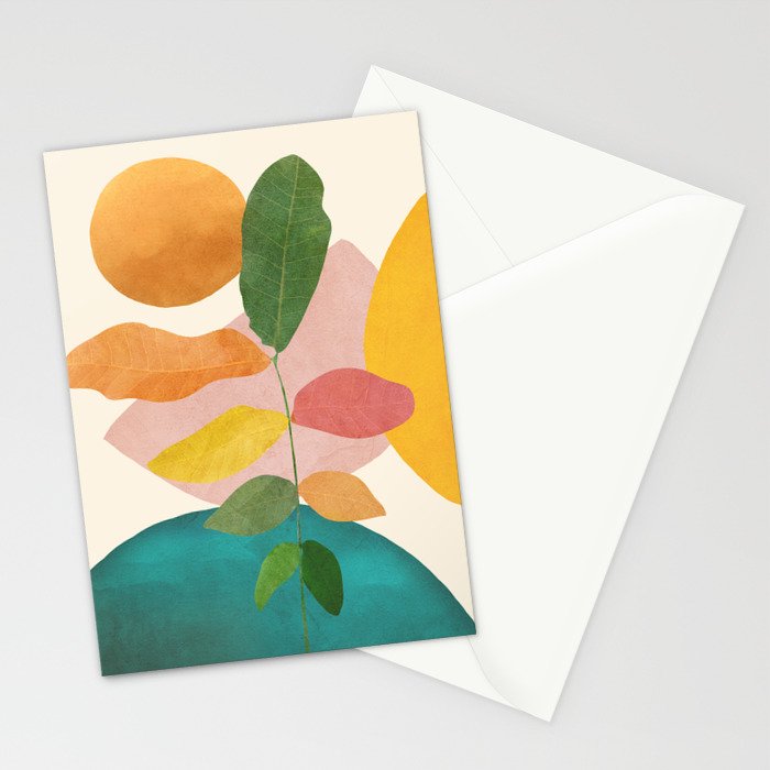 Colorful Branching Out 21 Stationery Card Gallery Image 2