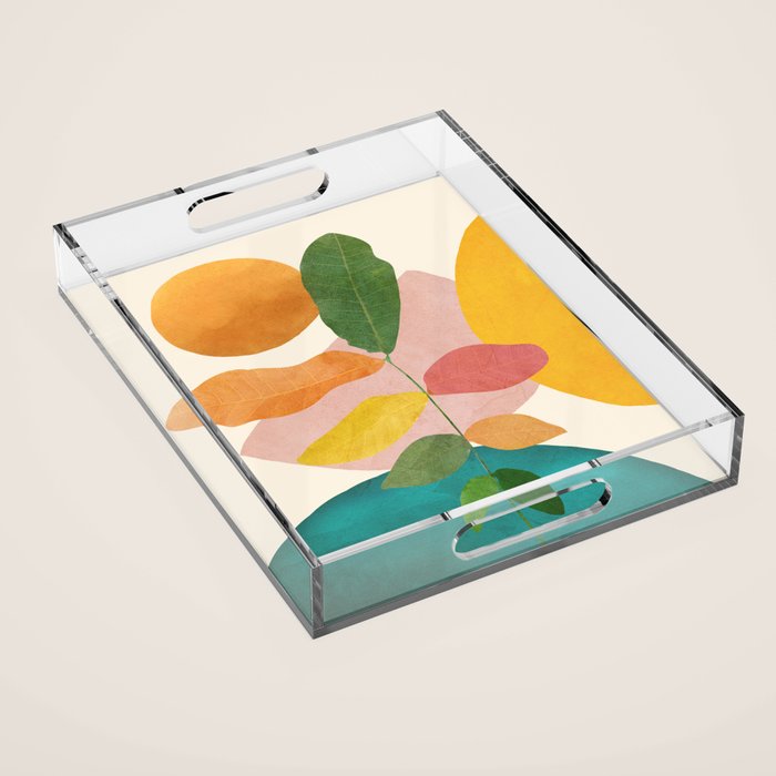 Colorful Branching Out 21 Acrylic Tray Gallery Image 1