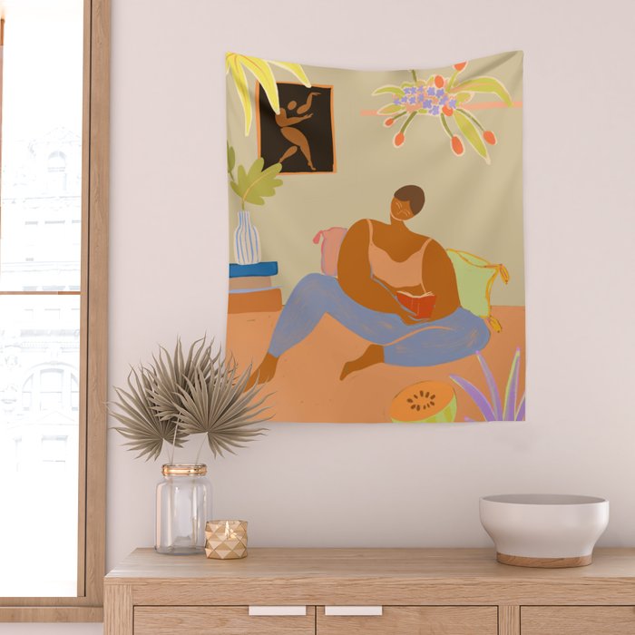 Me Time Wall Tapestry Gallery Image 2
