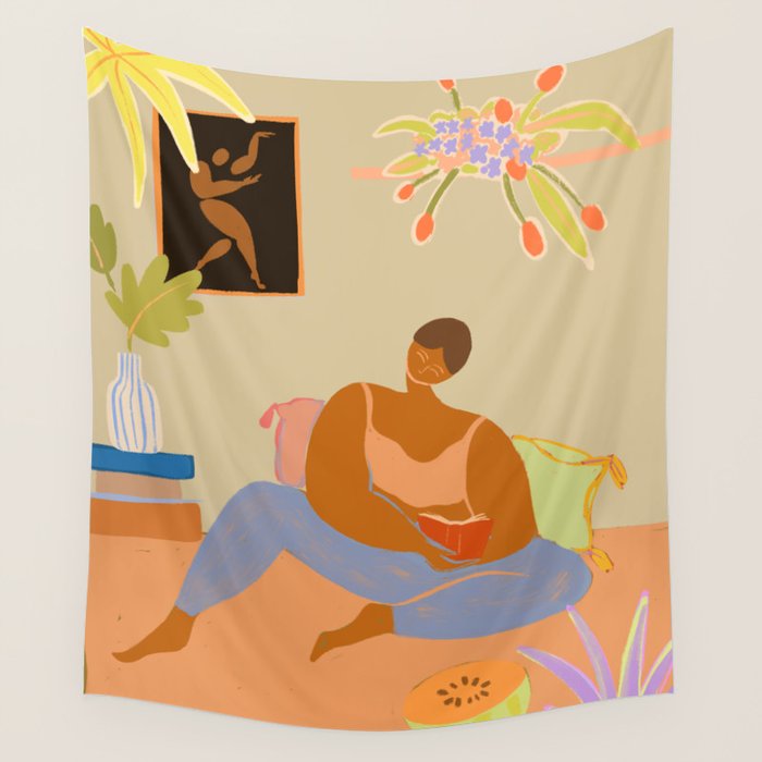 Me Time Wall Tapestry Gallery Image 4