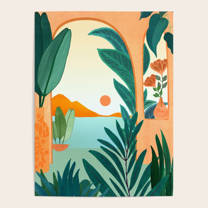 Summer Villa Landscape  Poster Gallery Image 4