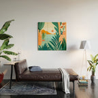Summer Villa Landscape  Wood Wall Art Gallery Image 2