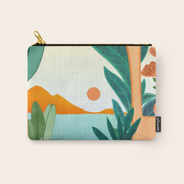 Summer Villa Landscape  Carry All Pouch Gallery Image 1
