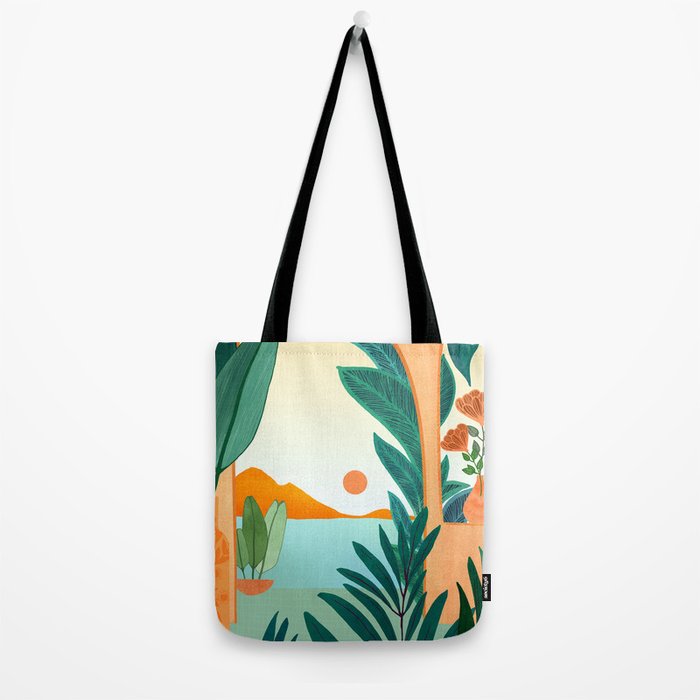 Summer Villa Landscape  Tote Bag Gallery Image 2