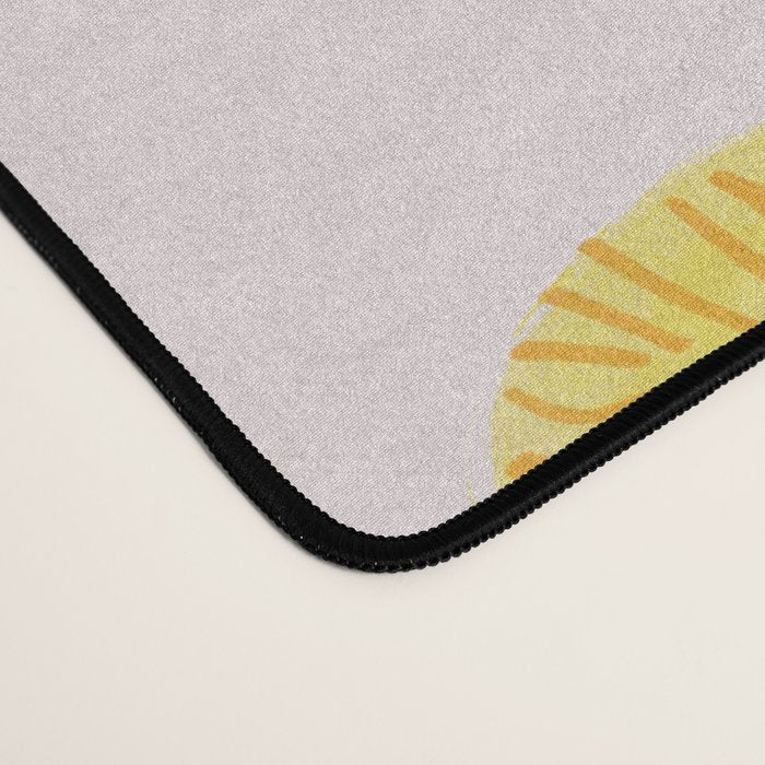 Sleepy Cozy Kitty Cats in Orange & Peach Desk Mat Gallery Image 4