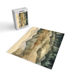 Misty Mountains Watercolor Landscape Jigsaw Puzzle Gallery Image 2