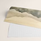 Misty Mountains Watercolor Landscape Wrapping Paper Gallery Image 2