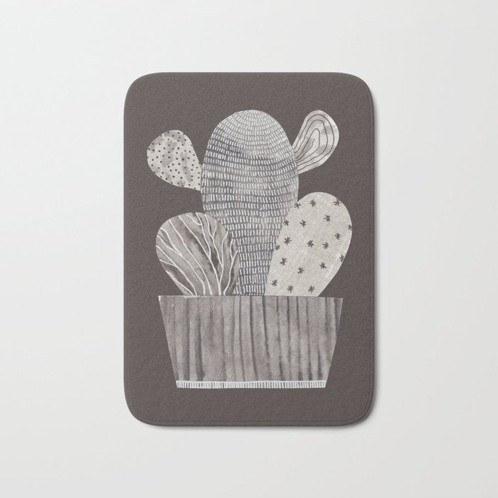 Little Cactus Bath Mat Gallery Image 1