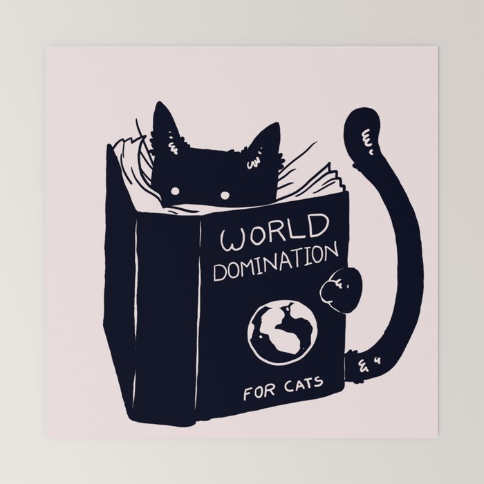 World Domination For Cats Mini Art Print Gallery Image 6