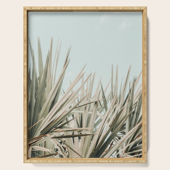 Where the World Fades Away - tropical travel photography Florida Serving Tray Gallery Image 1